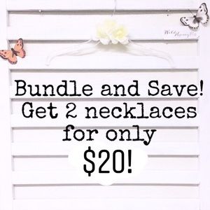 Get 2 PANACEA or Jules B necklaces for only $20!